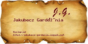 Jakubecz Gardénia névjegykártya